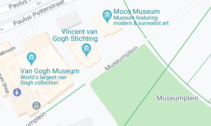 Van gogh hot sale museum maps